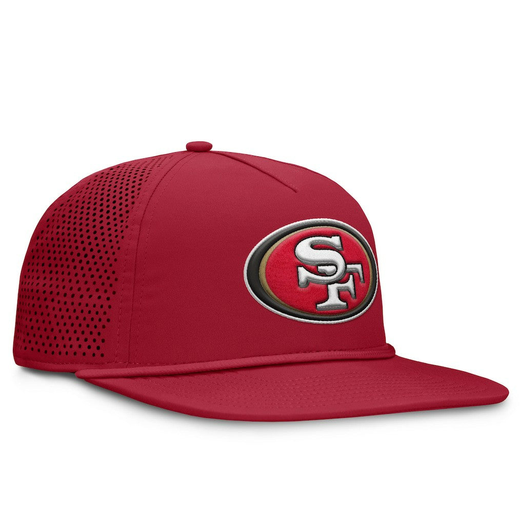 San Francisco 49ers Cryptic Trucker Adjustable Hat - Scarlet - Fanatics