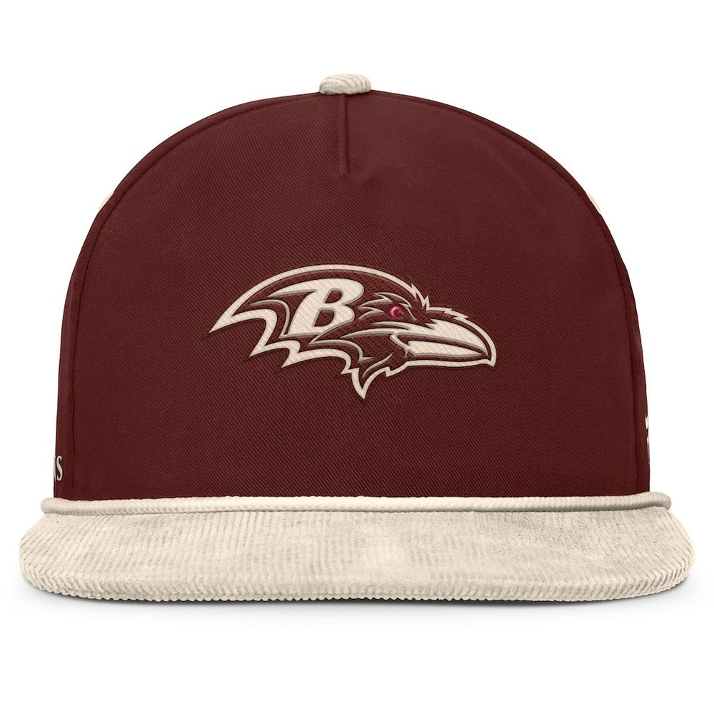 Baltimore Ravens NFL Reminisce Golfer Adjustable Hat - Brown - Fanatics