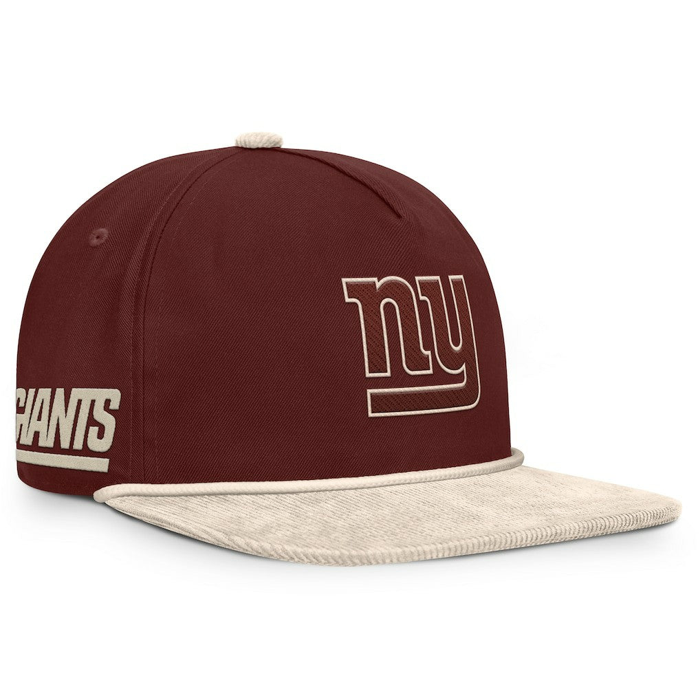 New York Giants NFL Reminisce Golfer Adjustable Hat - Brown - Fanatics