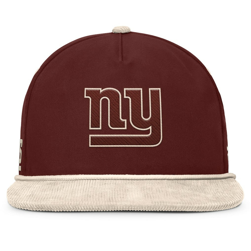New York Giants NFL Reminisce Golfer Adjustable Hat - Brown - Fanatics