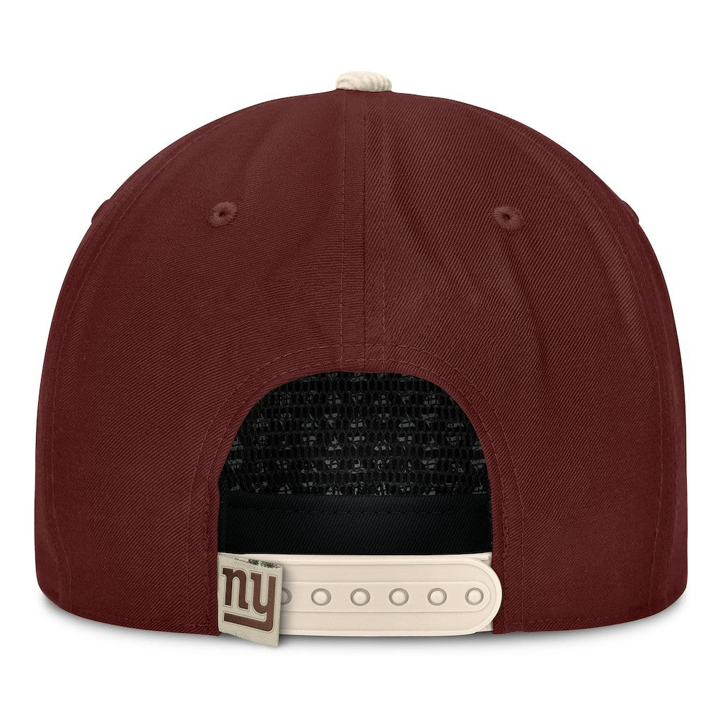 New York Giants NFL Reminisce Golfer Adjustable Hat - Brown - Fanatics