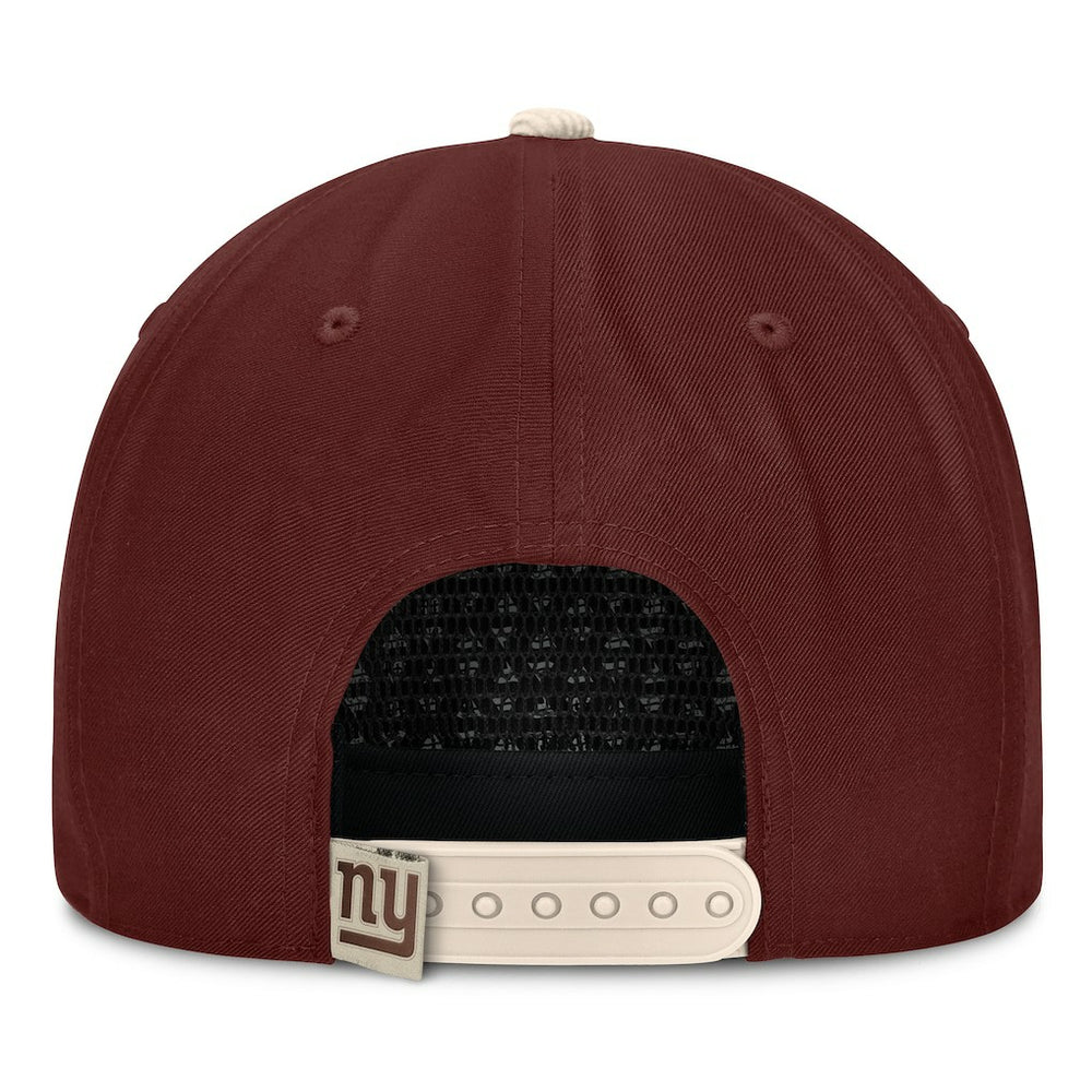 New York Giants NFL Reminisce Golfer Adjustable Hat - Brown - Fanatics