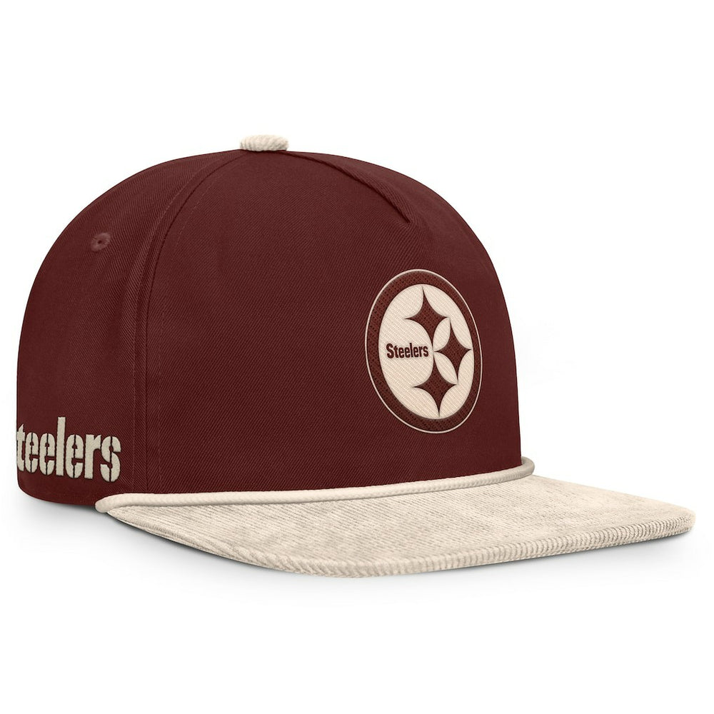 Pittsburgh Steelers NFL Reminisce Golfer Adjustable Hat - Brown - Fanatics