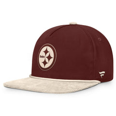 Pittsburgh Steelers NFL Reminisce Golfer Adjustable Hat - Brown - Fanatics