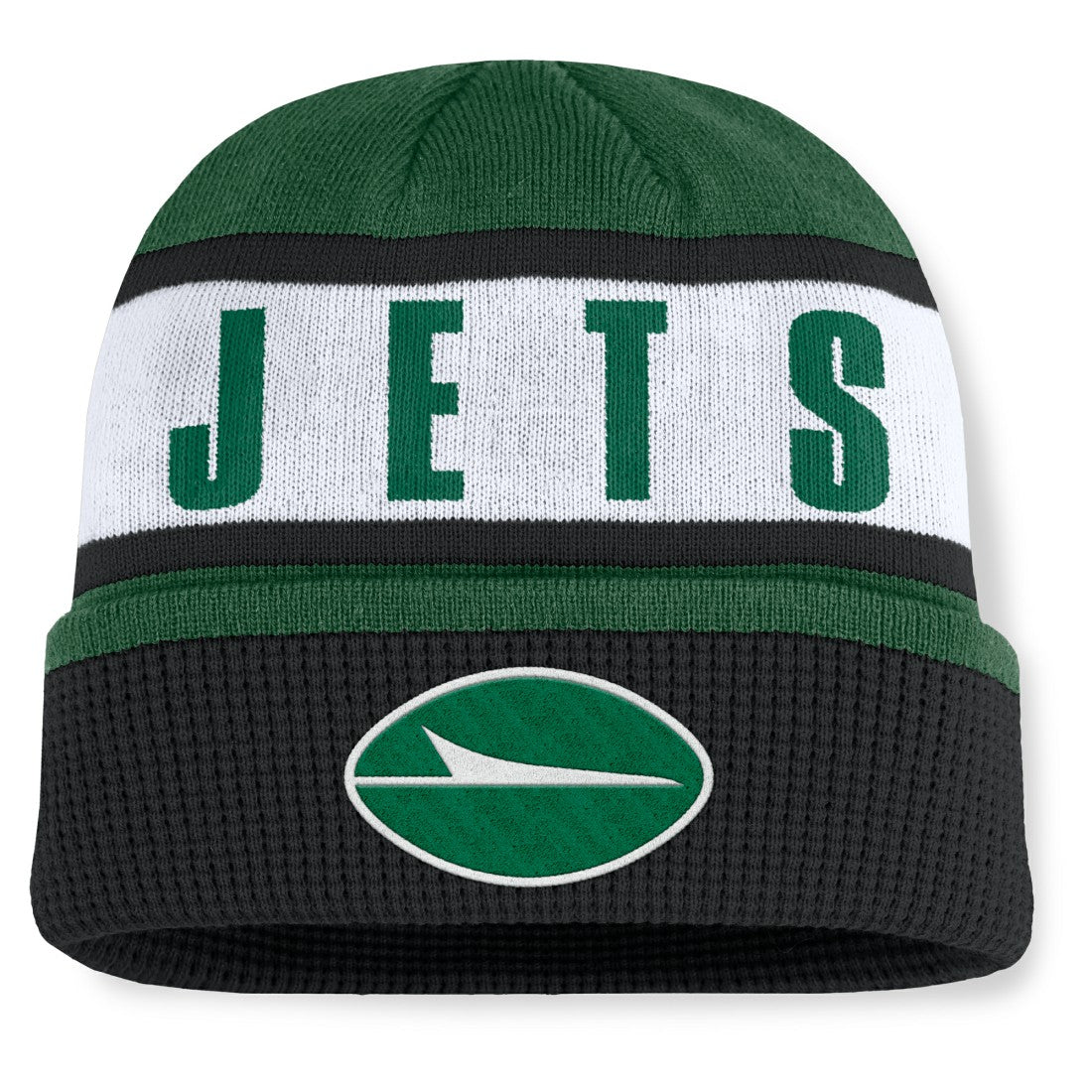 New York Jets Oskie Cuffed Knit Hat - Green/Black - Fanatics
