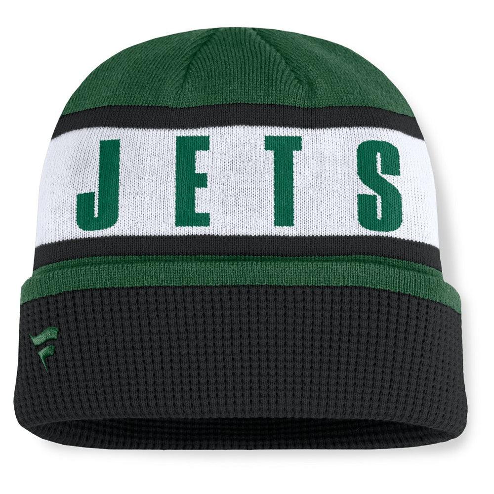 New York Jets Oskie Cuffed Knit Hat - Green/Black - Fanatics