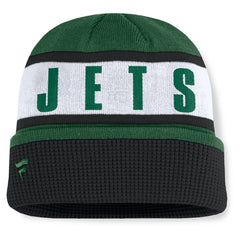 New York Jets Oskie Cuffed Knit Hat - Green/Black - Fanatics
