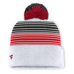 San Francisco 49ers Ghost Cuffed Knit Hat with Pom - White - Fanatics