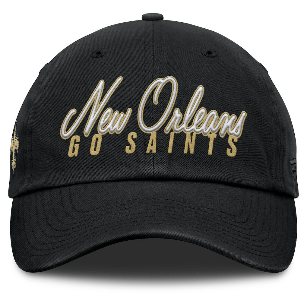 New Orleans Saints Women's Moxie Adjustable Hat - Black - Fanatics