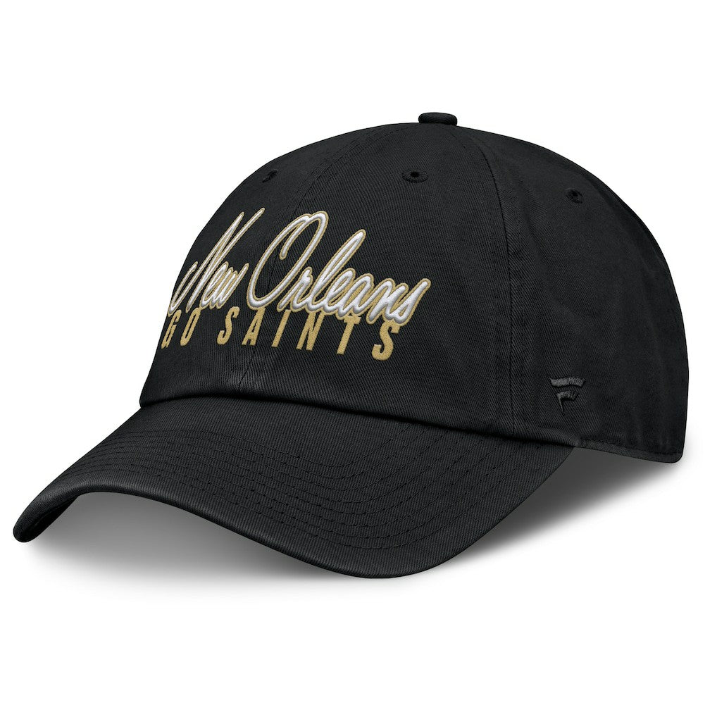 New Orleans Saints Women's Moxie Adjustable Hat - Black - Fanatics