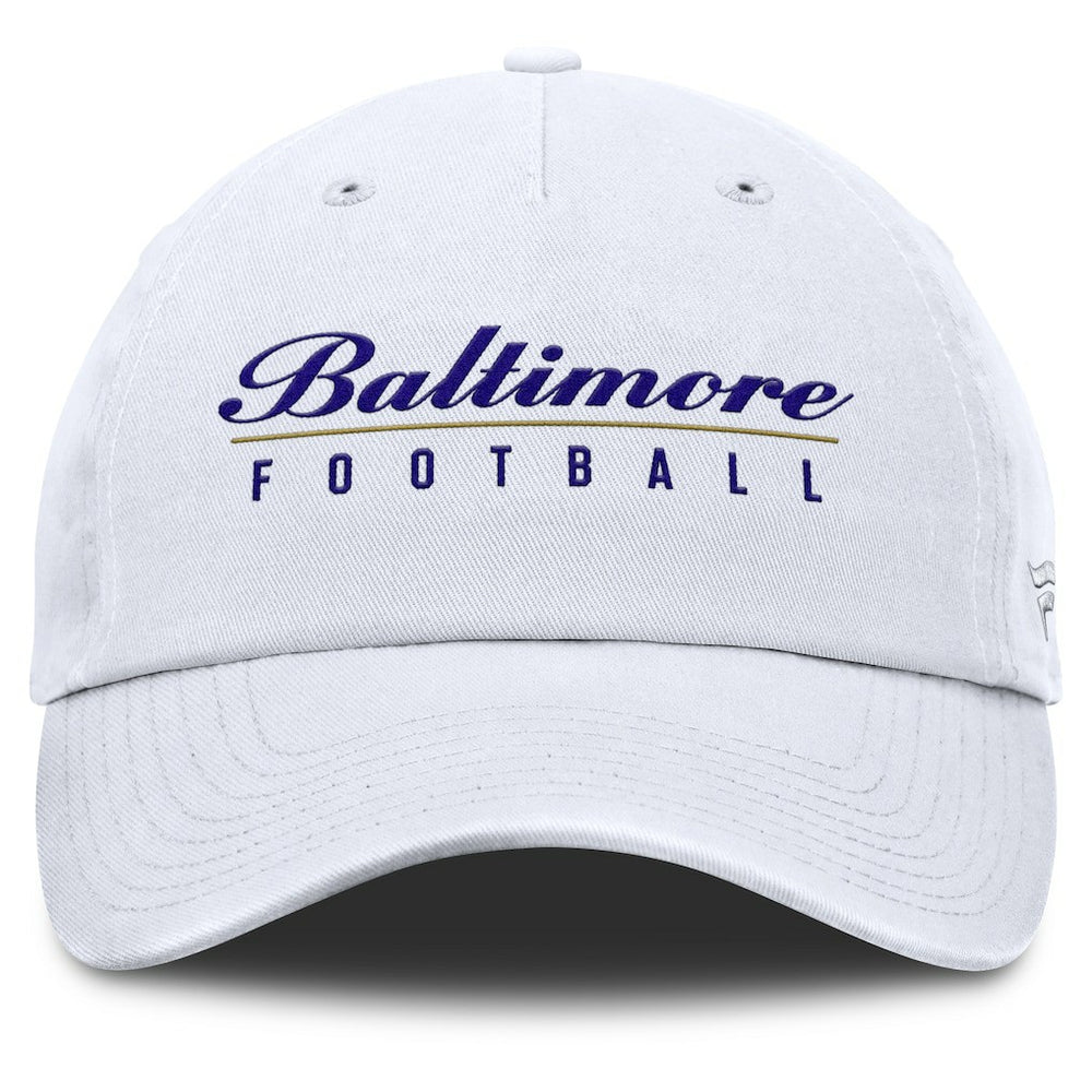 Baltimore Ravens Women's Harmony Adjustable Hat - White - Fanatics