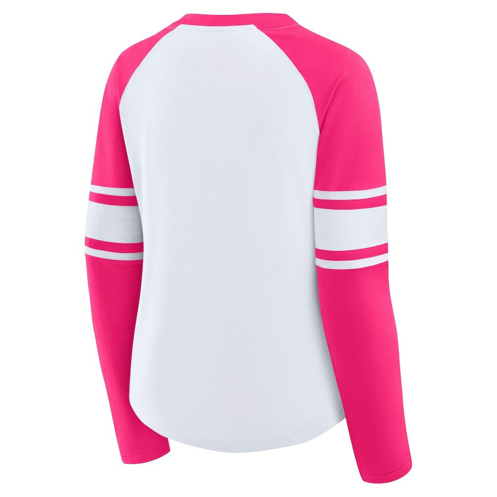 Dallas Cowboys Women's White/Pink NFL Womens Redzone Bling Lace Up LST - Fanatics