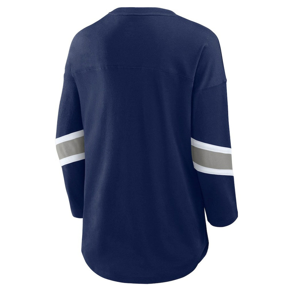 Dallas Cowboys Women's Redzone 3/4-Sleeve T-Shirt - Navy - Fanatics