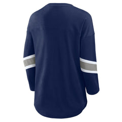 Dallas Cowboys Women's Redzone 3/4-Sleeve T-Shirt - Navy - Fanatics