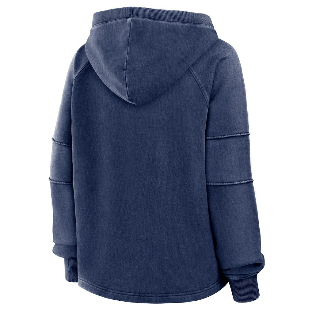Dallas Cowboys Women's Oversized Raglan Gridiron Hoodie - Navy - Fanatics