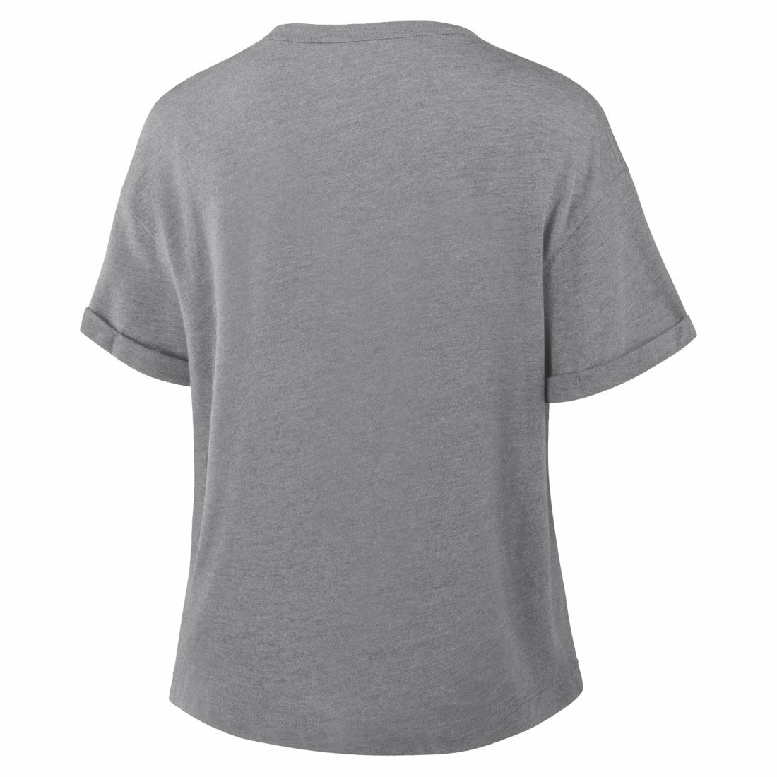 Dallas Cowboys Women's Pennant Wave Tribute Tri-Blend Boxy T-Shirt - Heather Gray - Fanatics
