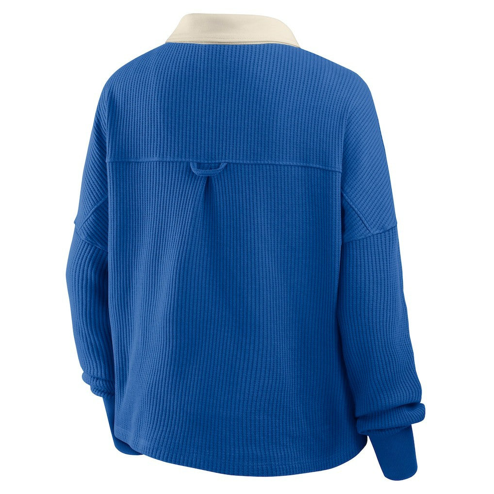 Dallas Cowboys Women's Oversized Hometown Premium Thermal Long Sleeve Shirt - Royal - Fanatics