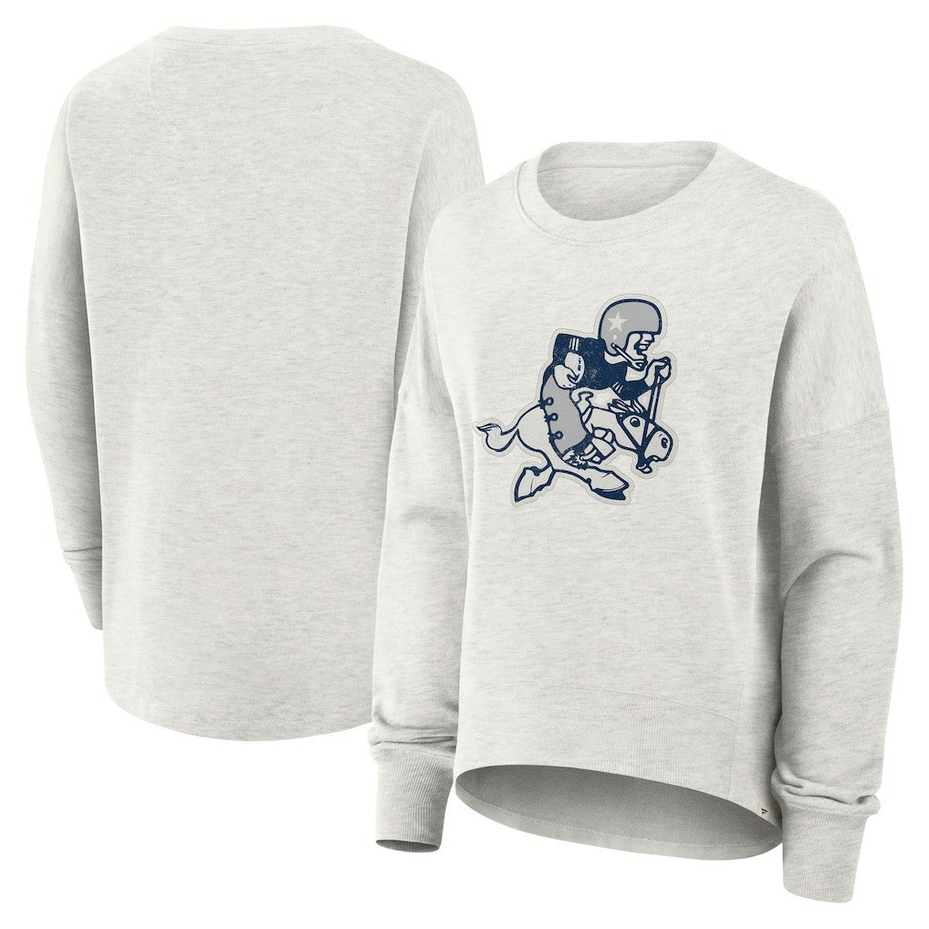 Dallas Cowboys Women's Oversized Hometown Pullover Sweatshirt - Heather Gray - Fanatics