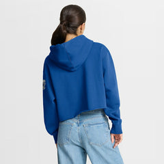 Dallas Cowboys Women's Oversized Hometown Heritage Cropped Hoodie - Royal - Fanatics