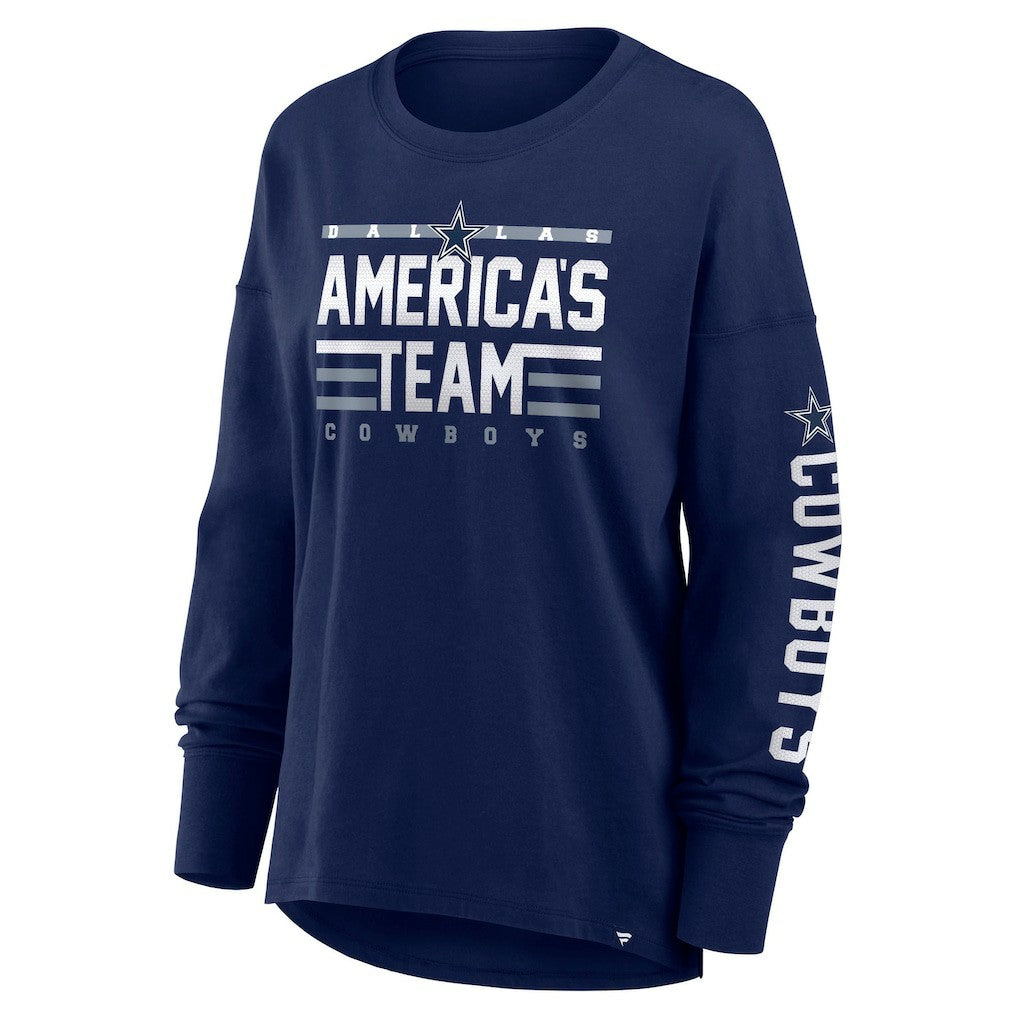 Dallas Cowboys Women's Hometown Legacy Long Sleeve T-Shirt - Navy - Fanatics