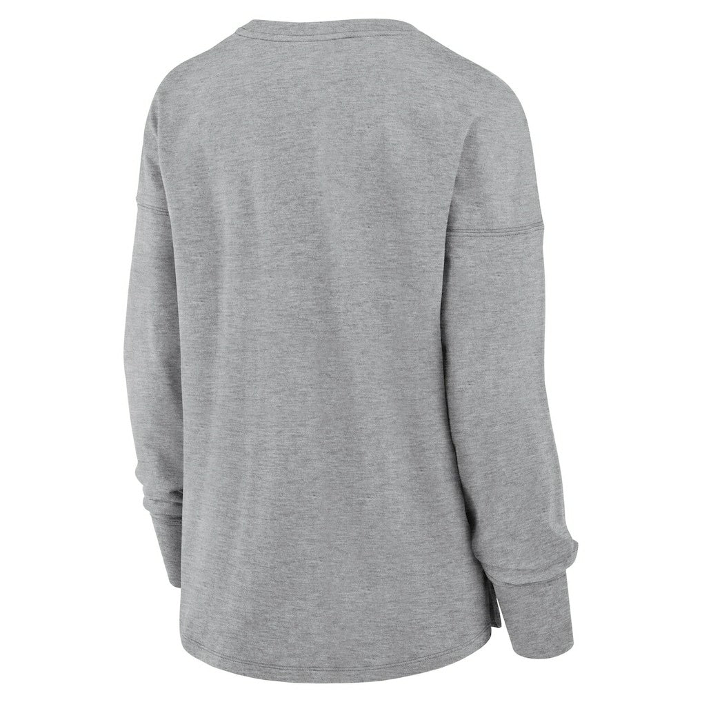 Dallas Cowboys Women's Hometown Legacy Long Sleeve T-Shirt - Heather Gray - Fanatics
