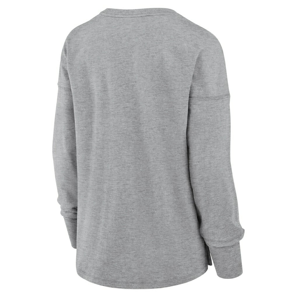Dallas Cowboys Women's Hometown Legacy Long Sleeve T-Shirt - Heather Gray - Fanatics