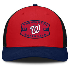 Washington Nationals Fanatics Cutoff Adjustable Trucker Hat Outlet