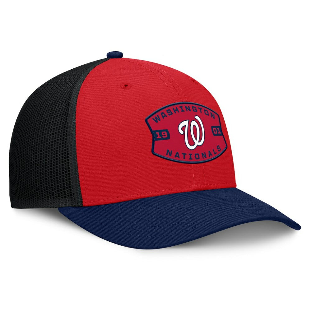 Washington Nationals Fanatics Cutoff Adjustable Trucker Hat Outlet