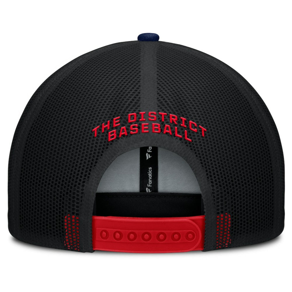 Washington Nationals Fanatics Cutoff Adjustable Trucker Hat Outlet