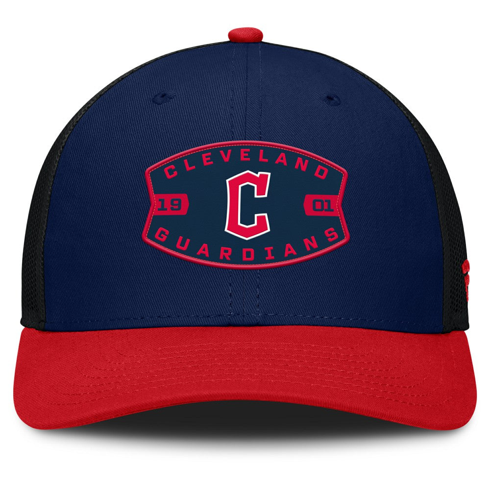 Cleveland Guardians Fanatics Cutoff Adjustable Trucker Hat Outlet