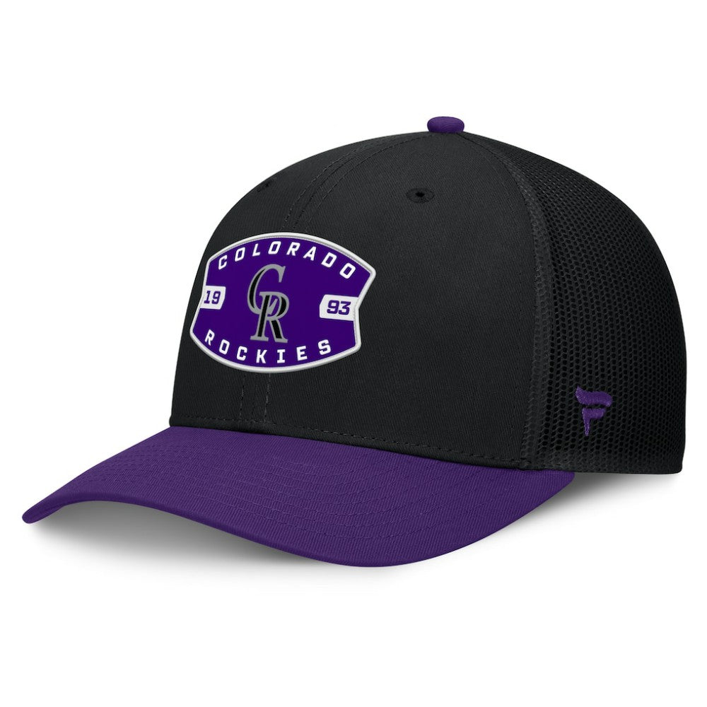Colorado Rockies Fanatics Cutoff Adjustable Trucker Hat Outlet