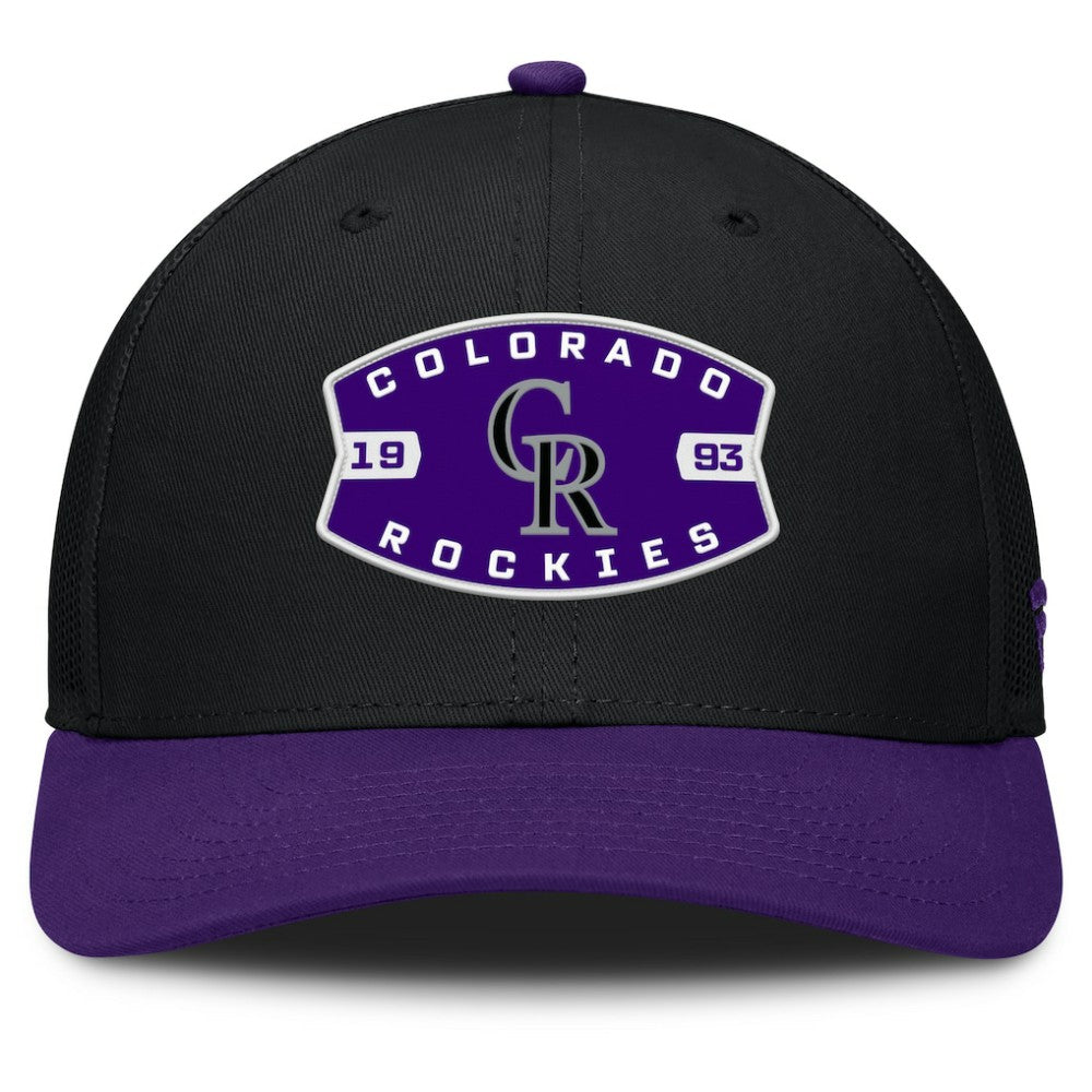 Colorado Rockies Fanatics Cutoff Adjustable Trucker Hat Outlet