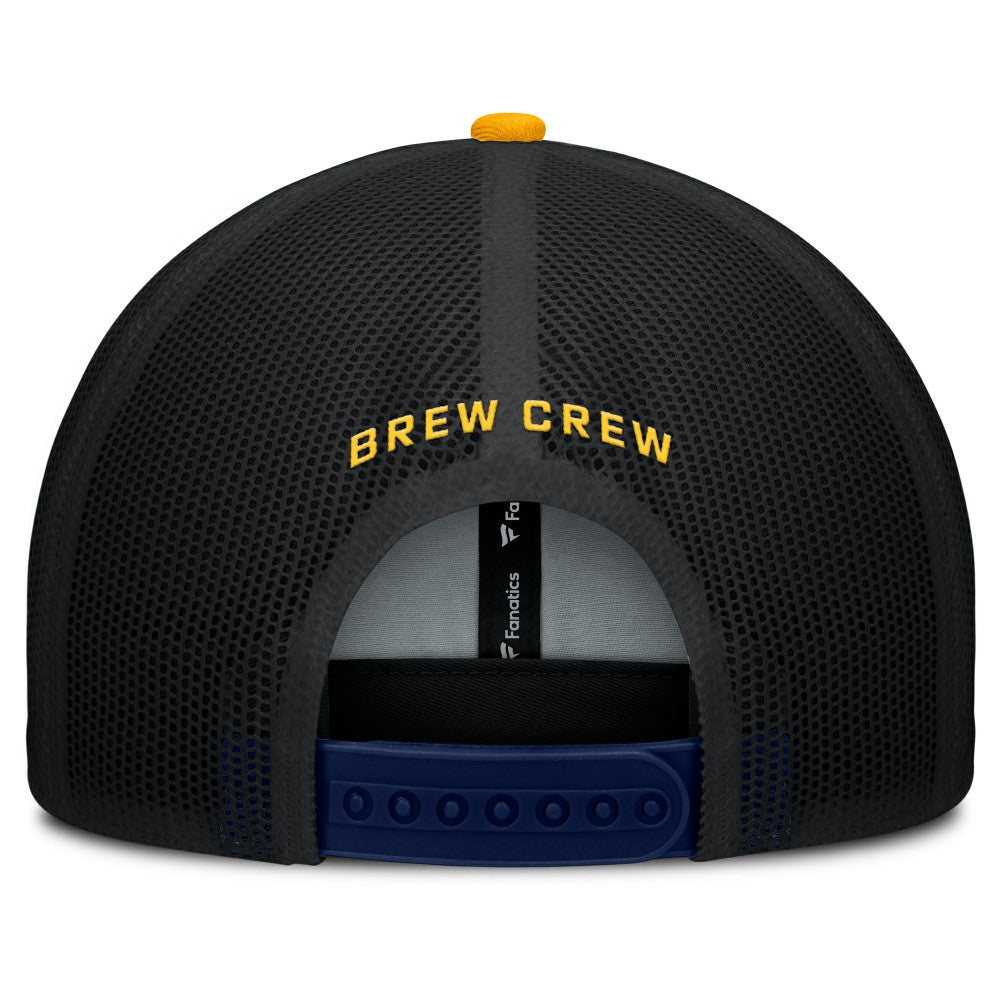 Milwaukee Brewers Fanatics Cutoff Adjustable Trucker Hat Outlet