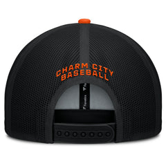 Baltimore Orioles Fanatics Cutoff Adjustable Trucker Hat for sale