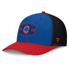 Chicago Cubs Fanatics Cutoff Adjustable Trucker Hat Outlet