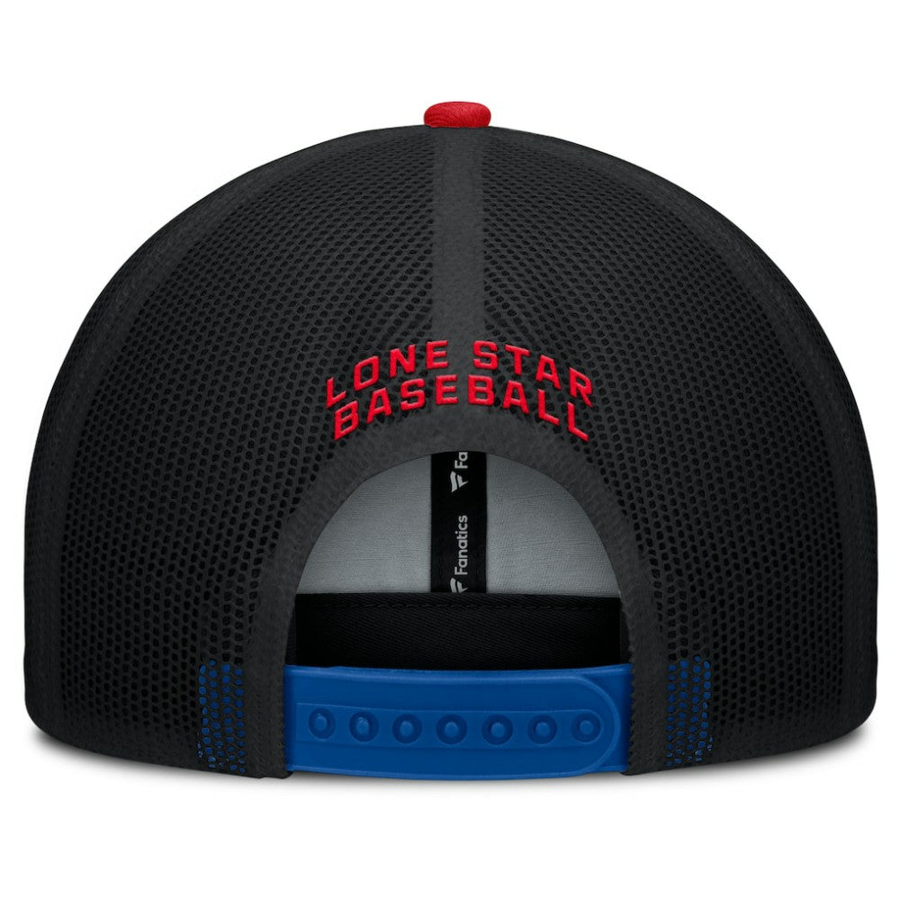 Texas Rangers Fanatics Cutoff Adjustable Trucker Hat for sale