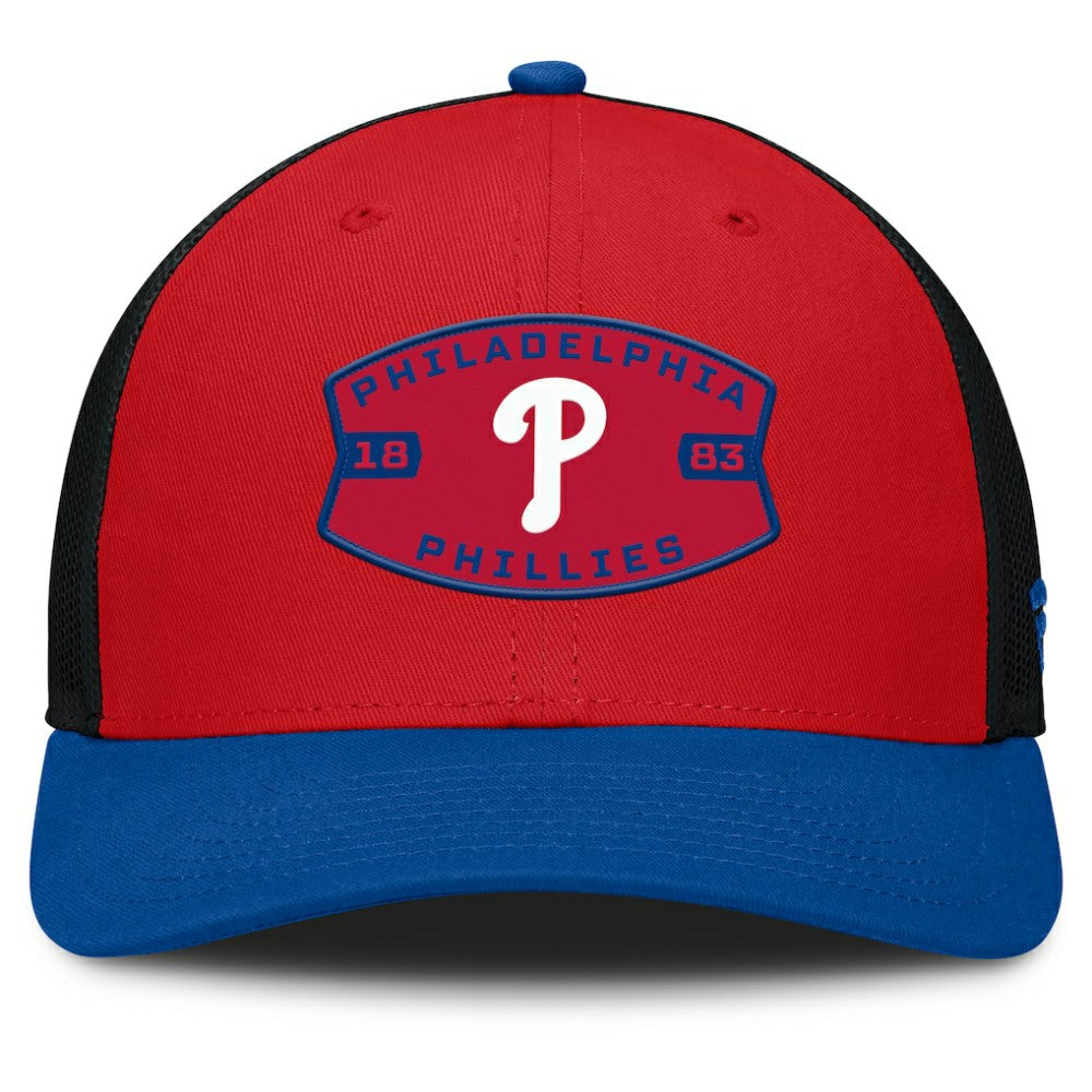 Philadelphia Phillies Fanatics Cutoff Adjustable Trucker Hat Outlet