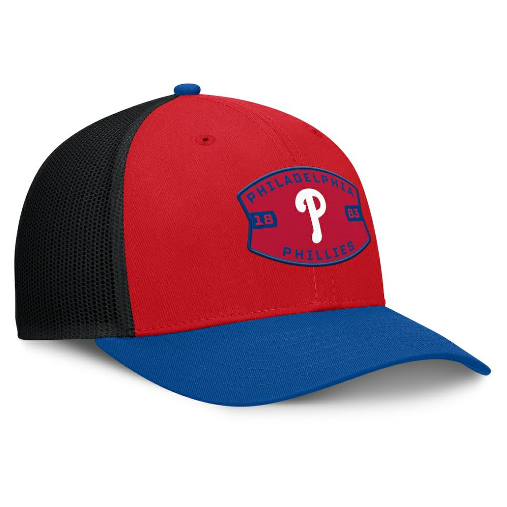 Philadelphia Phillies Fanatics Cutoff Adjustable Trucker Hat Outlet