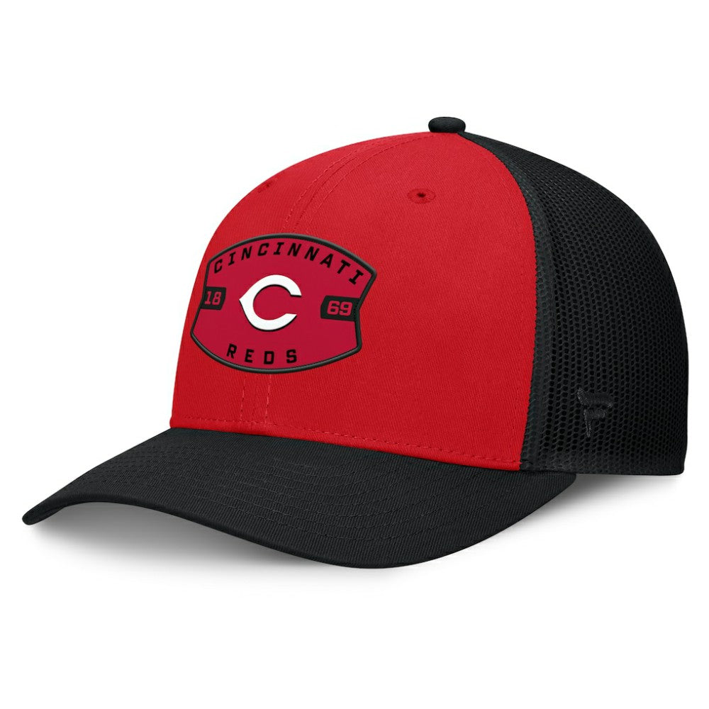 Cincinnati Reds Fanatics Cutoff Adjustable Trucker Hat Near Me