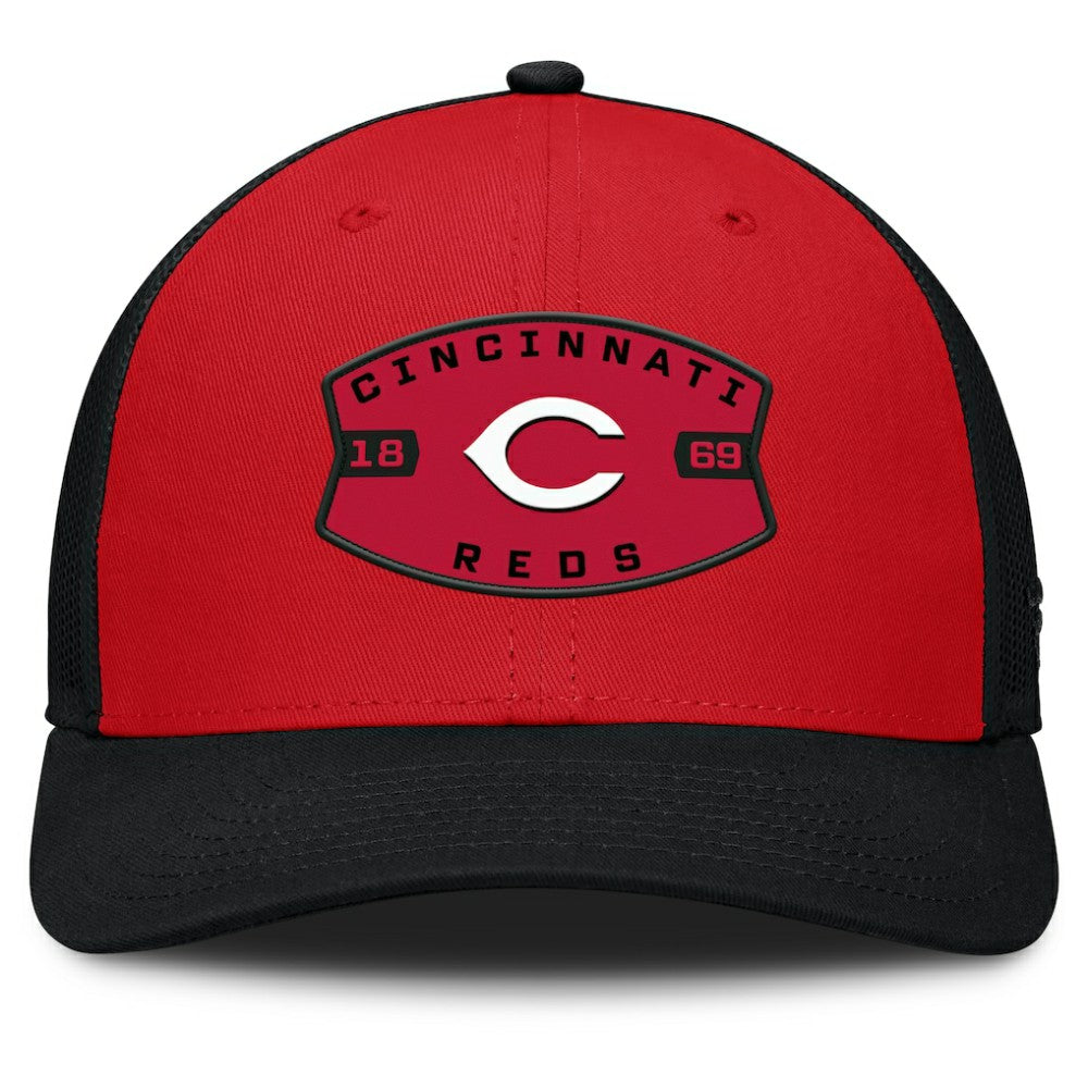 Cincinnati Reds Fanatics Cutoff Adjustable Trucker Hat Near Me