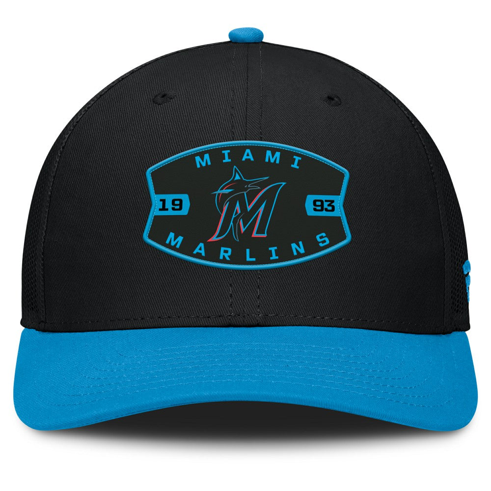 Miami Marlins Fanatics Cutoff Adjustable Trucker Hat for sale