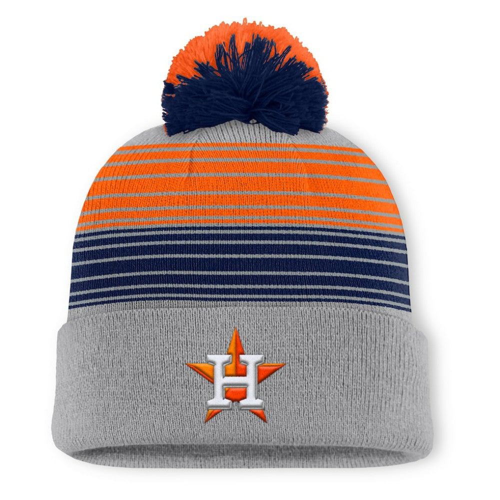 Houston Astros Fanatics Balk Cuffed Knit Hat with Pom Discount