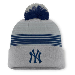 New York Yankees Fanatics Balk Cuffed Knit Hat with Pom Discount