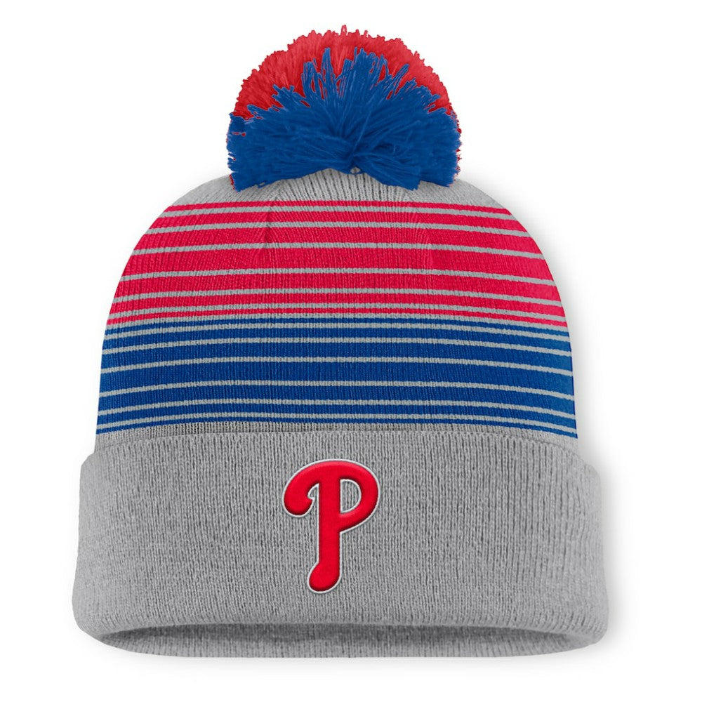Philadelphia Phillies Fanatics Balk Cuffed Knit Hat with Pom for sale