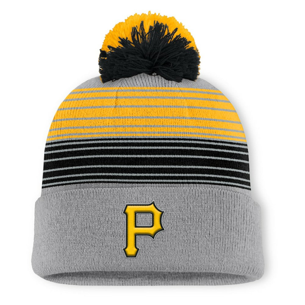 Pittsburgh Pirates Fanatics Balk Cuffed Knit Hat with Pom Discount
