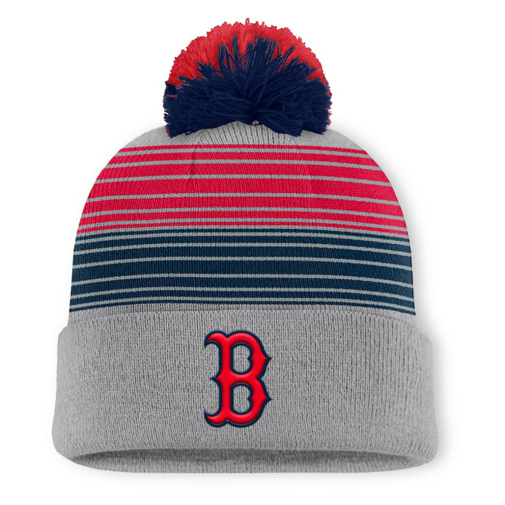 Boston Red Sox Fanatics Balk Cuffed Knit Hat with Pom Online