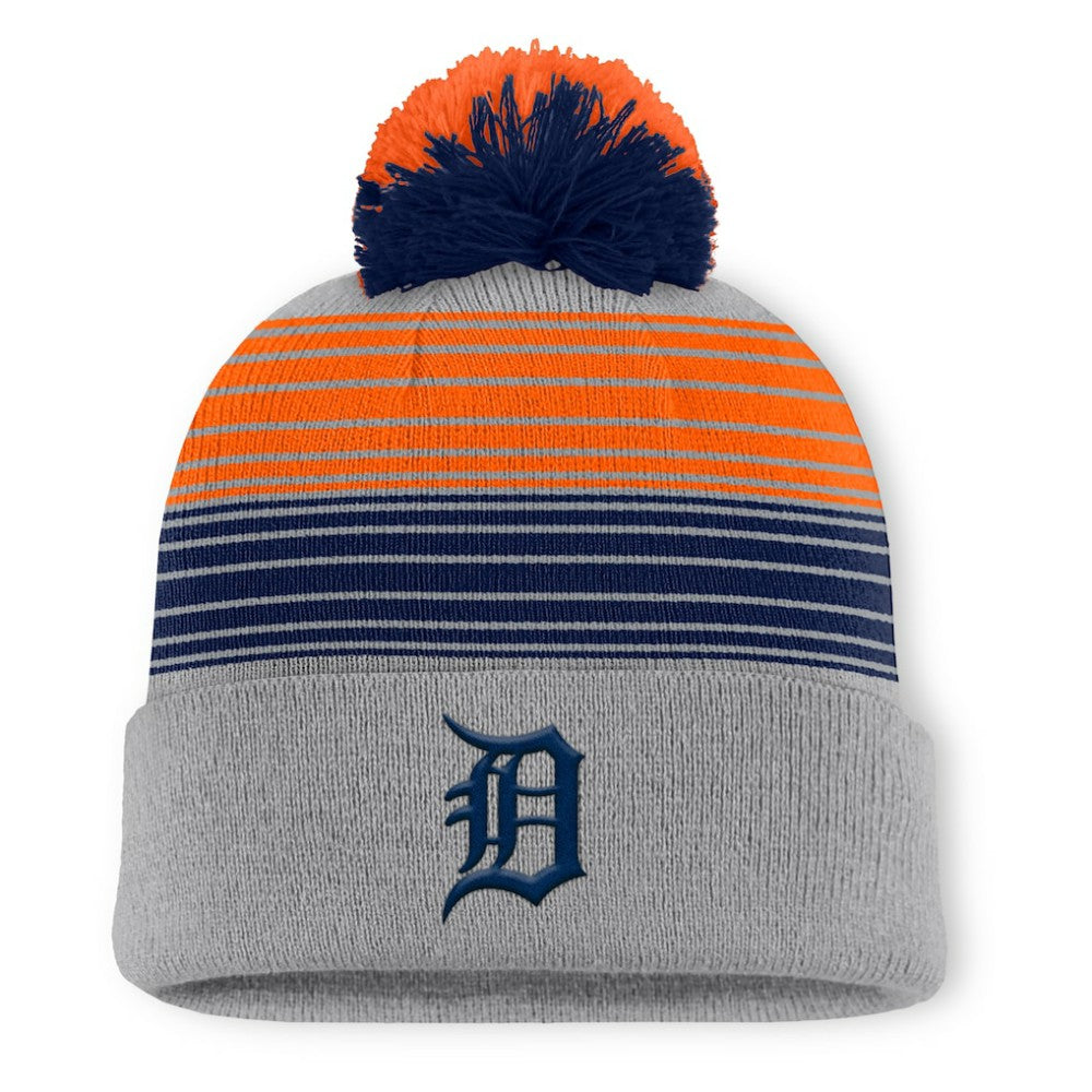 Detroit Tigers Fanatics Balk Cuffed Knit Hat with Pom Near Me