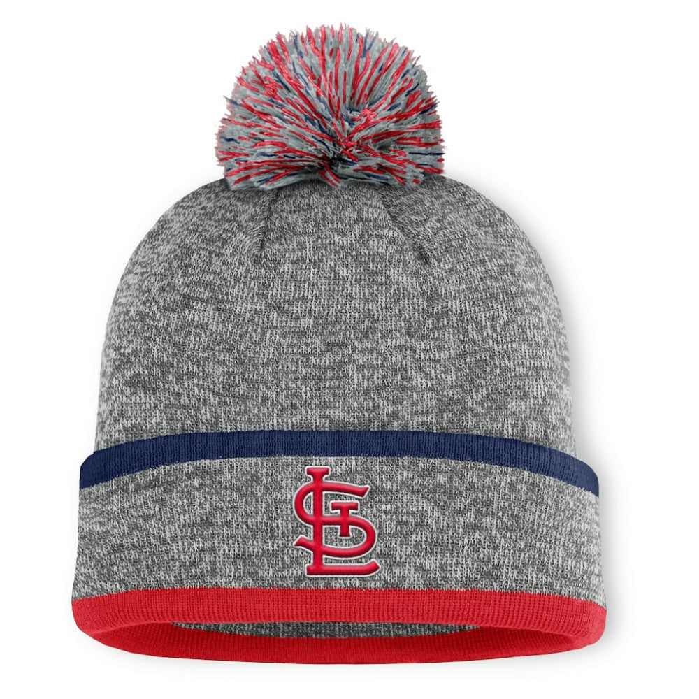 St. Louis Cardinals Fanatics Backstop Cuffed Knit Hat with Pom Discount