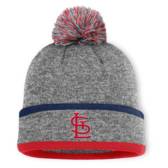 St. Louis Cardinals Fanatics Backstop Cuffed Knit Hat with Pom Discount