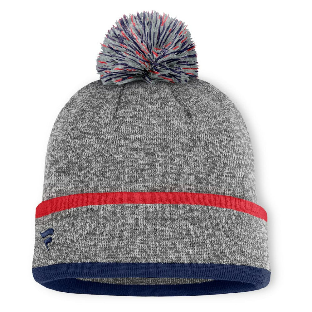 Boston Red Sox Fanatics Backstop Cuffed Knit Hat with Pom for sale